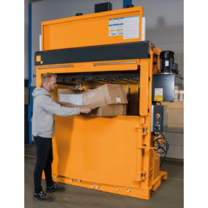 https://www.techni-contact.ovh/ressources/images/produits/merchandising/presse-carton-a-chargement-frontal-878533-1.jpg - Poids des balles de carton : 550– 600 kg / 400-500 kg