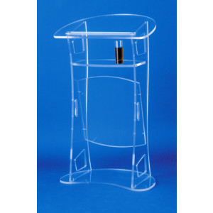 https://www.techni-contact.ovh/ressources/images/produits/merchandising/pupitre-de-conference-16036168-1.jpg - Plexiglas épaisseur 15 mm - Plateau arrondi 72 x 48 cm - Hauteur maxi du pupitre: 1m23