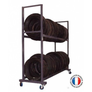 https://www.techni-contact.ovh/ressources/images/produits/merchandising/rack-de-stockage-pneumatique-13639332-1.jpg - 2 roulettes fixe diam. 100 mm , 2 roulettes pivotante diam. 100 mm
