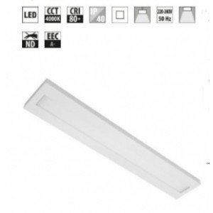 https://www.techni-contact.ovh/ressources/images/produits/merchandising/reglette-saillie-led-en-acier-14241421-1.jpg - Luminaire LED avec vasque opale ou nano prismatique
