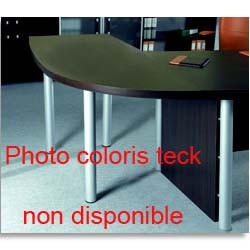 Retour bureau à droite ZENITH 1600X650x740mm coloris wenge