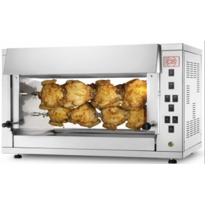 https://www.techni-contact.ovh/ressources/images/produits/merchandising/rotissoire-electrique-a-tiges-71779147-1.jpg - - Capacité poulets: 8 -12- Puissance : 4 - 5,7 KW- Dim ( L x P x H ) : 900 x 510 x 540 mm