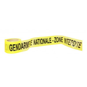 https://www.techni-contact.ovh/ressources/images/produits/merchandising/rubalise-gendarmerie-nationale-22232171-1.jpg - Polyéthylène - Largeur : 75 mm - Longueur : 250 m - Message : Gendarmerie Nationale - Zone interdite