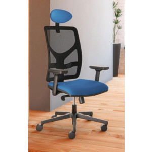 https://www.techni-contact.ovh/ressources/images/produits/merchandising/siege-de-bureau-professionnel-5242650-1.jpg - Mousse : épaisseur 60 mm - Dossier galbé