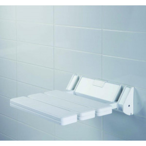 https://www.techni-contact.ovh/ressources/images/produits/merchandising/siege-de-douche-relevable-91096-1.jpg - Charge max : 150Kg - Aluminium et plastique ABS