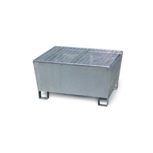 https://www.techni-contact.ovh/ressources/images/produits/merchandising/stockage-debout-1-fut-12548761-1.jpg - En acier avec caillebotis - Capacité de rétention : 220 litres