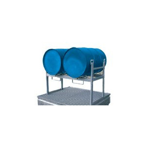 https://www.techni-contact.ovh/ressources/images/produits/merchandising/support-acier-stockage-horizontal-6568845-1.jpg - Stockage de 2 fûts de 220 l - Dim : 1278 x 890 x 600 mm