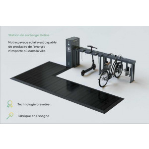 https://www.techni-contact.ovh/ressources/images/produits/merchandising/systeme-de-stationnement-et-de-recharge-pour-trottinettes-et-velos-electriques-11212875-1.jpg - Gérée via application mobile