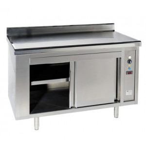 https://www.techni-contact.ovh/ressources/images/produits/merchandising/table-armoire-chauffante-inox-14293093-1.jpg - Matière : Inox - Longueur : de 1400 à 2000 mm- Hauteur : 900 mm - Largeur : 700 mm