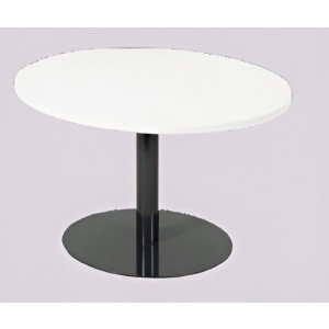 https://www.techni-contact.ovh/ressources/images/produits/merchandising/table-basse-moga-rond-dim-o-60-cm-plateau-melamine-74315531-1.jpg - Plateau en mélaminé - Piètement central métallique - Hauteur : 40 cm