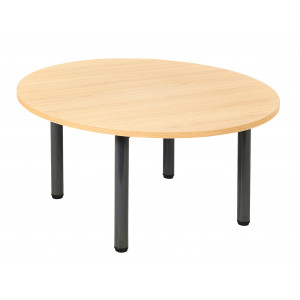 https://www.techni-contact.ovh/ressources/images/produits/merchandising/table-basse-orga-monobloc-pieds-ronds-rond-o-80-cm-plateau-melamine-78264459-1.jpg - Plateau en mélaminé - Piètement métallique - Dim. Ø 80 cm