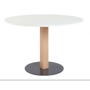 https://www.techni-contact.ovh/ressources/images/produits/merchandising/table-cantine-pietement-central-41692347-1.jpg - Taille 6 - Dimensions : Ø 120 cm - Piètement central