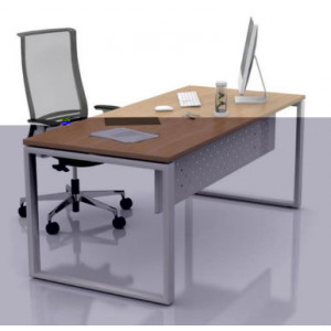 https://www.techni-contact.ovh/ressources/images/produits/merchandising/table-de-bureau-a-pieds-metalliques-13396583-1.jpg - Piétement métallique en tube 60 x 30 m