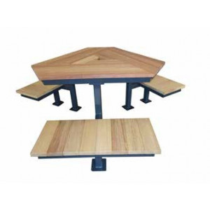 https://www.techni-contact.ovh/ressources/images/produits/merchandising/table-de-jardin-avec-3-banquettes-47726285-1.jpg - En acier galvanisé+verni et bois de pin