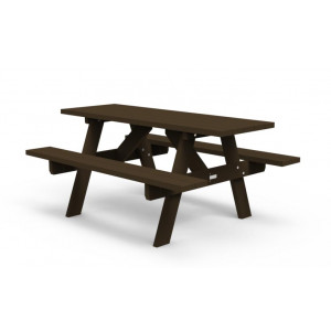 Table de pique-nique en plastique recyclé 1800 mm