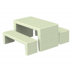 https://www.techni-contact.ovh/ressources/images/produits/merchandising/table-et-2-banquettes-en-beton-a-poser-22762114-1.jpg - Longueur : 1500 ou 2000 mm – Hauteur assise : 440 mm – A poser