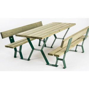 https://www.techni-contact.ovh/ressources/images/produits/merchandising/table-pique-nique-bois-avec-dossier-11682701-1.jpg - Pieds profilé acier.