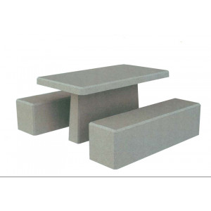 https://www.techni-contact.ovh/ressources/images/produits/merchandising/table-pique-nique-en-beton-14434560-1.jpg - Longueur plateau : 1500 mm - Béton armé - A poser