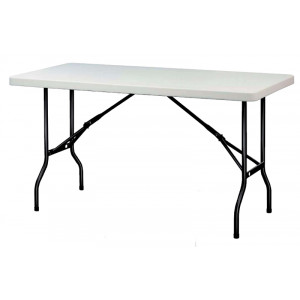 https://www.techni-contact.ovh/ressources/images/produits/merchandising/table-plastique-pliante-5689681-1.jpg - Longueur : 1530 mm à 2440 mm - Haut x Larg : 740 mm x 760 mm
