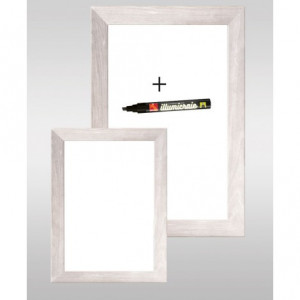 https://www.techni-contact.ovh/ressources/images/produits/merchandising/tableau-cadre-imprime-effet-bois-41673773-1.jpg - Matière : alupanel blanc 3 mm - Dimensions : de 30 x 40 à 60 x 80 cm
