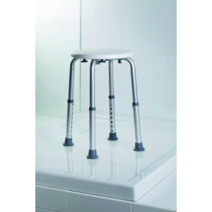 https://www.techni-contact.ovh/ressources/images/produits/merchandising/tabouret-de-douche-1142067-1.jpg - Charge max : 150Kg - Polyéthylène et aluminium