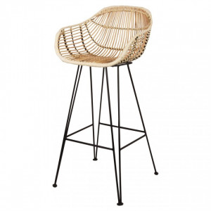 https://www.techni-contact.ovh/ressources/images/produits/merchandising/tabouret-en-rotin-37126722-1.jpg - Tabouret de style scandinave fabriqué en acier et rotin naturel