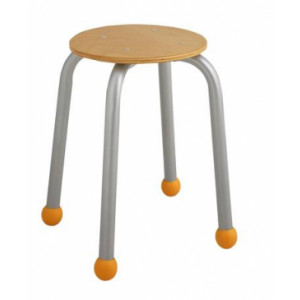 https://www.techni-contact.ovh/ressources/images/produits/merchandising/tabouret-enfant-avec-embouts-9737026-1.jpg - Tailles 1 à 4 - Structure métallique - Assise en hêtre