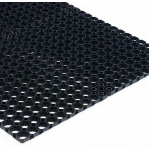 https://www.techni-contact.ovh/ressources/images/produits/merchandising/tapis-caillebotis-noir-9668140-1.jpg - Souple et dense - Classement au feu M3 - Dim : 100x150 cm