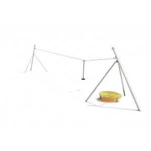 https://www.techni-contact.ovh/ressources/images/produits/merchandising/telepherique-pour-enfant-37126683-1.jpg - Hauteur de chute : 100 cm - Dimensions (L x l x H) : 3042 x 457 x 465 cm