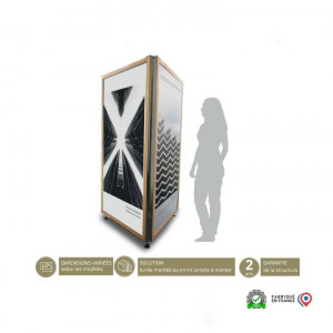 https://www.techni-contact.ovh/ressources/images/produits/merchandising/totem-signaletique-modulable-en-bois-3-ou-4-volets-37463177-1.jpg - Structure en bois - 3 ou 4 volets