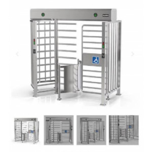 https://www.techni-contact.ovh/ressources/images/produits/merchandising/tourniquets-grande-hauteur-avec-barres-57213375-1.jpg - Largeur de passage : 550 mm/voie (pour piétons), 900 mm/voie (pour fauteuil roulant)