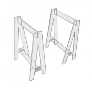 https://www.techni-contact.ovh/ressources/images/produits/merchandising/treteaux-plexi-cristal-16109195-1.jpg - Deux tréteaux plexi cristal : 53 cm de profondeur - Hauteur : 73 cm