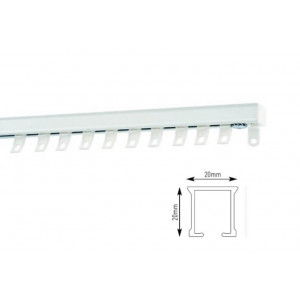 https://www.techni-contact.ovh/ressources/images/produits/merchandising/tringle-a-rideau-rail-17211134-1.jpg - Dimensions ( l x H ): 20 x 20 mm/Longueur sur mesure
