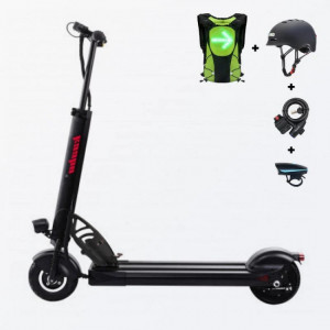 https://www.techni-contact.ovh/ressources/images/produits/merchandising/trottinette-electrique-petit-gabarit-24417524-1.jpg - Autonomie : 50 - 65 km- Vitesse Max. : 25 km/h (conformément à la loi)