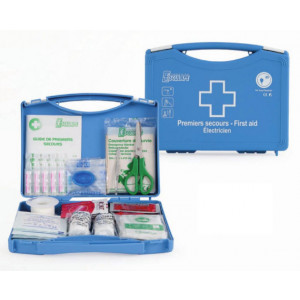 https://www.techni-contact.ovh/ressources/images/produits/merchandising/trousse-de-secours-pour-electricien-75827812-1.jpg - Coffret en Polypro bleu - Métiers / électricien