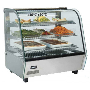 https://www.techni-contact.ovh/ressources/images/produits/merchandising/vitrine-chauffante-panoramique-3-niveaux-8346425-1.jpg - Température : +30°C à +90°C - Capacité : 120 - 160 litres