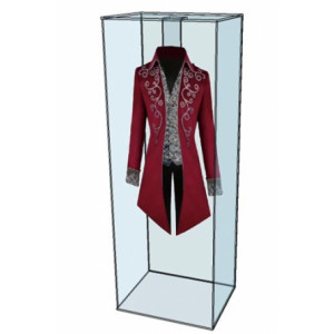 https://www.techni-contact.ovh/ressources/images/produits/merchandising/vitrine-en-plexiglas-transparente-pour-costume-hauteur-180-cm-37925124-1.jpg - Plexiglas - Dimensions (L x P x H) 65 x 50 x 180 cm - cintre intégré