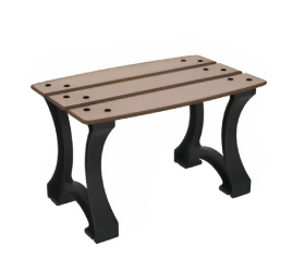 1 place - Anthracite / Chêne clair