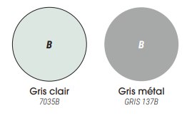 Finition piètement époxy	standard<br>Autres coloris disponibles sur demande