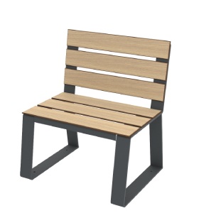 Anthracite / Chêne clair