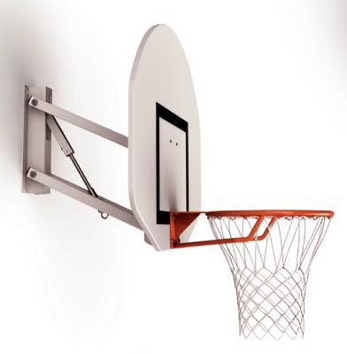 But de basket mural réglable : 2,6 ou 3,05 m Vis sans fin