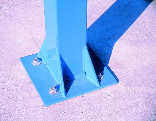 Scellement par platine