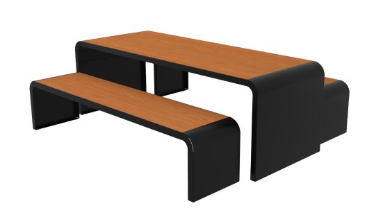 Noir RAL 9005 - Teck