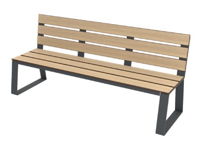 Anthracite / Chêne clair