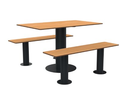 Anthracite / Teck - Plein - 4 Places