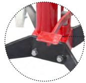 Le levage et la descente grâce à la pédale <br>permet de garder les mains libres