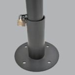 Sur fourreau platine, <br> verrouillable par cadenas