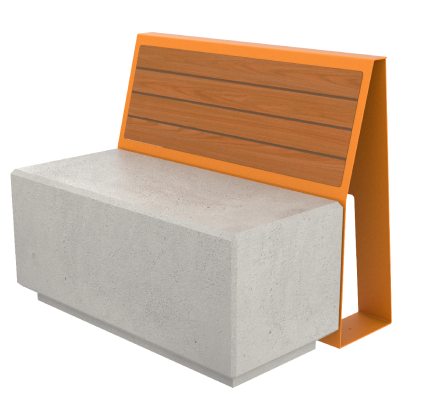 3 Places - Teck - Jaune - Gris sablé