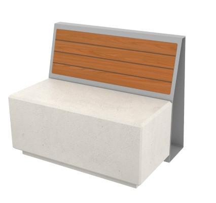 3 Places - Teck - Gris mat - Gris sablé