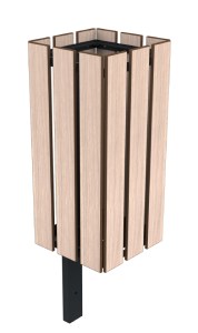 Anthracite MAT RAL 7016 / Chêne clair - 50 L